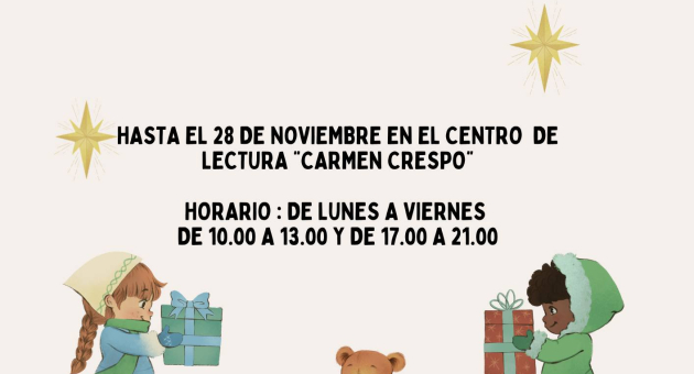 Recogida de juguetes, libros, etc. para mercadillo navideño organizado por el A.M.P.A.